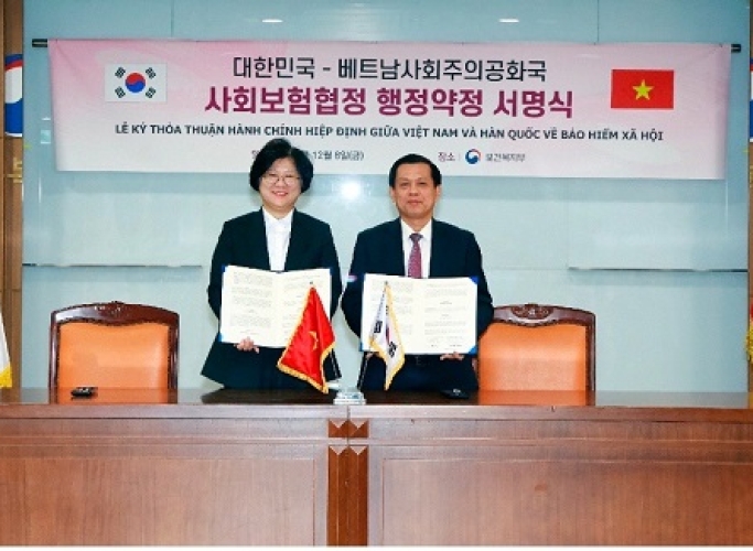 Vietnam - Korea signed an Administrative Agreement to implement the Agreement on Social Insurance